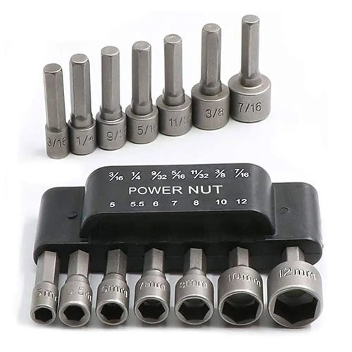Sechskant Stecknuss Bit Set 1/4 Zoll Hex