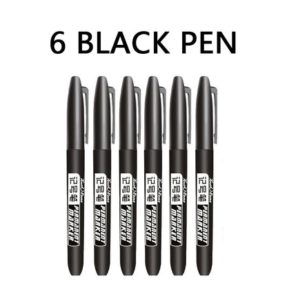 Permanent Marker Set Wasserdicht – 6 Stück