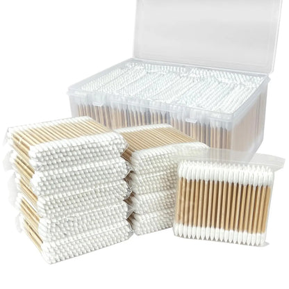 Wattestäbchen Swabs Set – Biologisch abbaubar &; perfekt für Beauty &amp; Präzisionsanwendungen