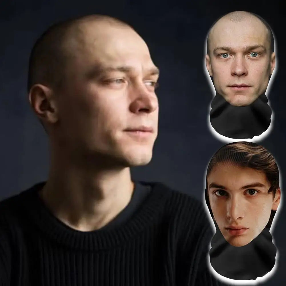 3Dpattern Mesh Gesichtsmaske Kopfbedeckung Party Cosplay Requisiten Lustiges Gesicht Bedrucktes Kopftuch Berühmte Person Eisseide Sonnencreme Kopfmaske