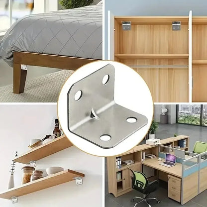 Stahl L-Winkel Verbinder 20 Stück