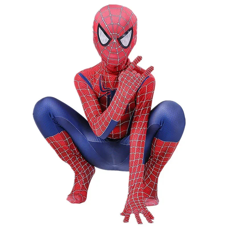 Superheld Spandex Kinder Kostüm 3D Zentai Ganzkörperanzug