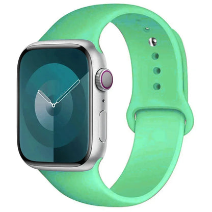 Silikon-Sportarmband Für Apple Watch Armband 49 Mm 44 Mm 45 Mm 40 Mm 41 Mm 42 Mm 38 Mm Armband Iwatch Serie 9 8 7 6 5 4 3SE Ultra 2 Correa