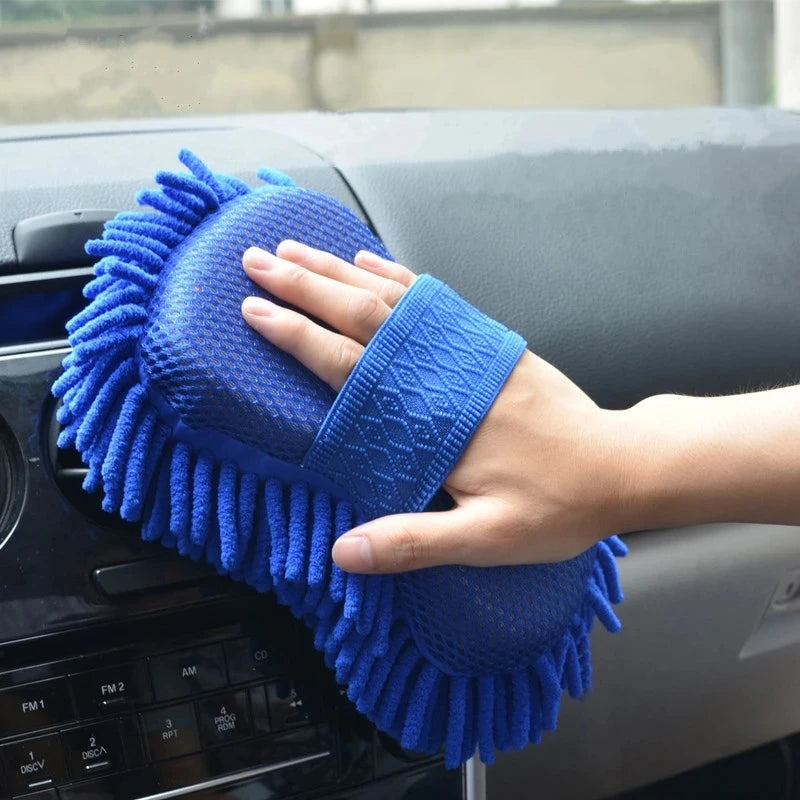 Mikrofaser Chenille Reinigungshandschuh – Weiche Saugstarke Fasern