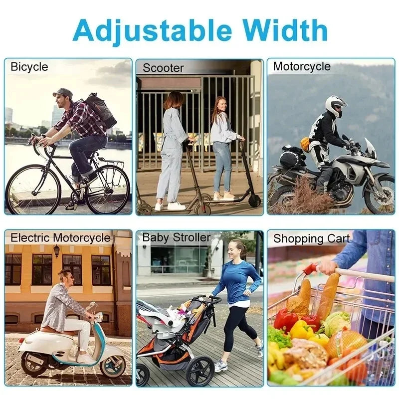 360° Fahrrad Handyhalter – mit Anti-Rutsch & Gravity-Lock