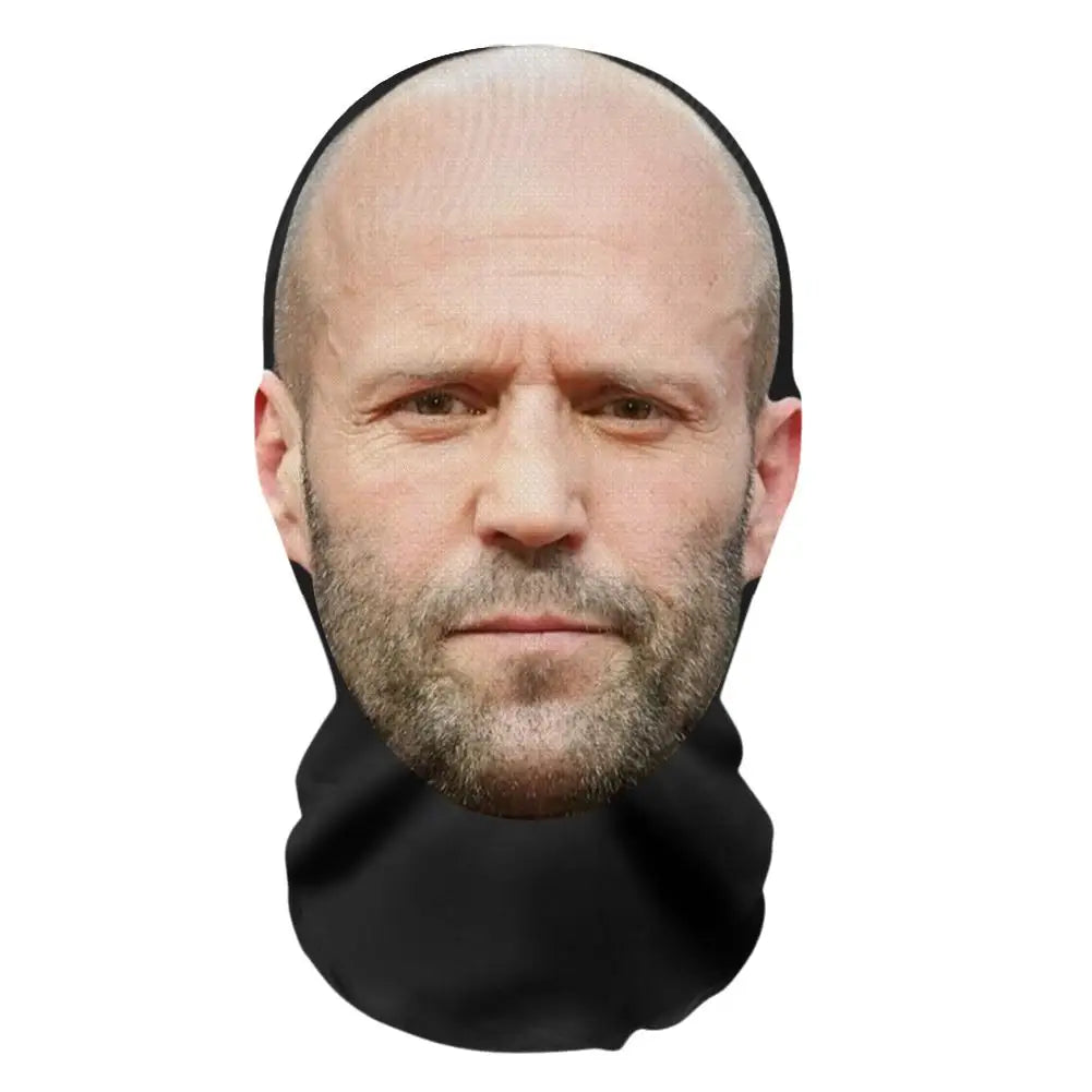 3Dpattern Mesh Gesichtsmaske Kopfbedeckung Party Cosplay Requisiten Lustiges Gesicht Bedrucktes Kopftuch Berühmte Person Eisseide Sonnencreme Kopfmaske