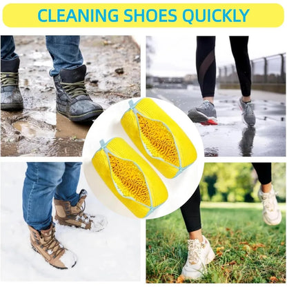 Schuh-Waschbeutel für die Waschmaschine – Geräuschdämpfend &; Schuhschonend