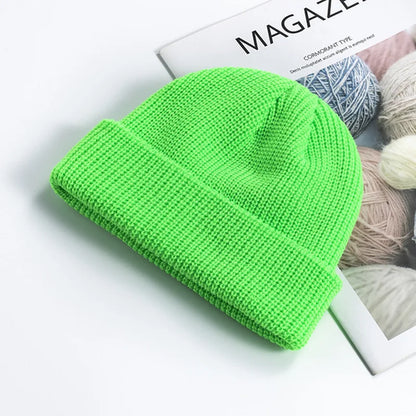Knitted wool hat – unisex beanie 