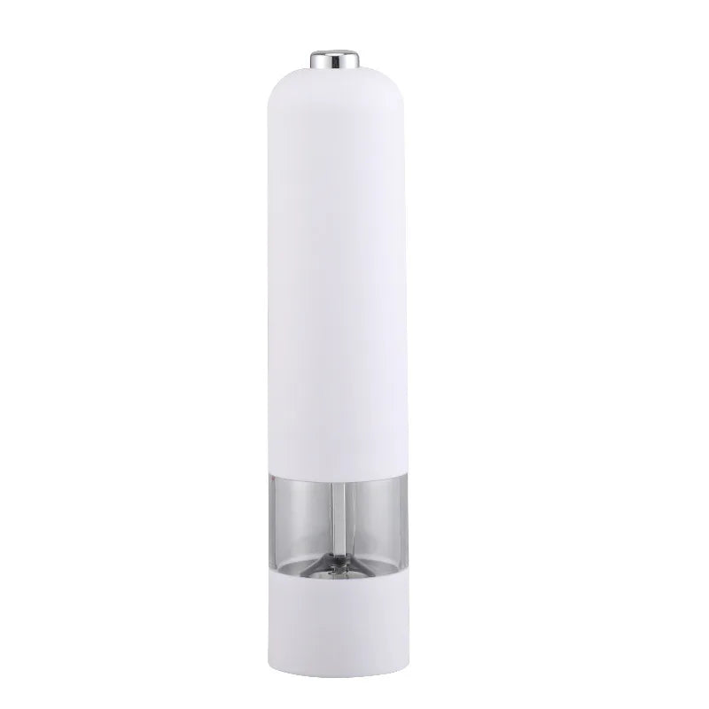 Electric Salt Pepper Grinder Set One Handed Operation Stainless Steel Spice Mill with Light Automatic Pepper Grinde for Kitchen
