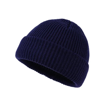 Knitted wool hat – unisex beanie 