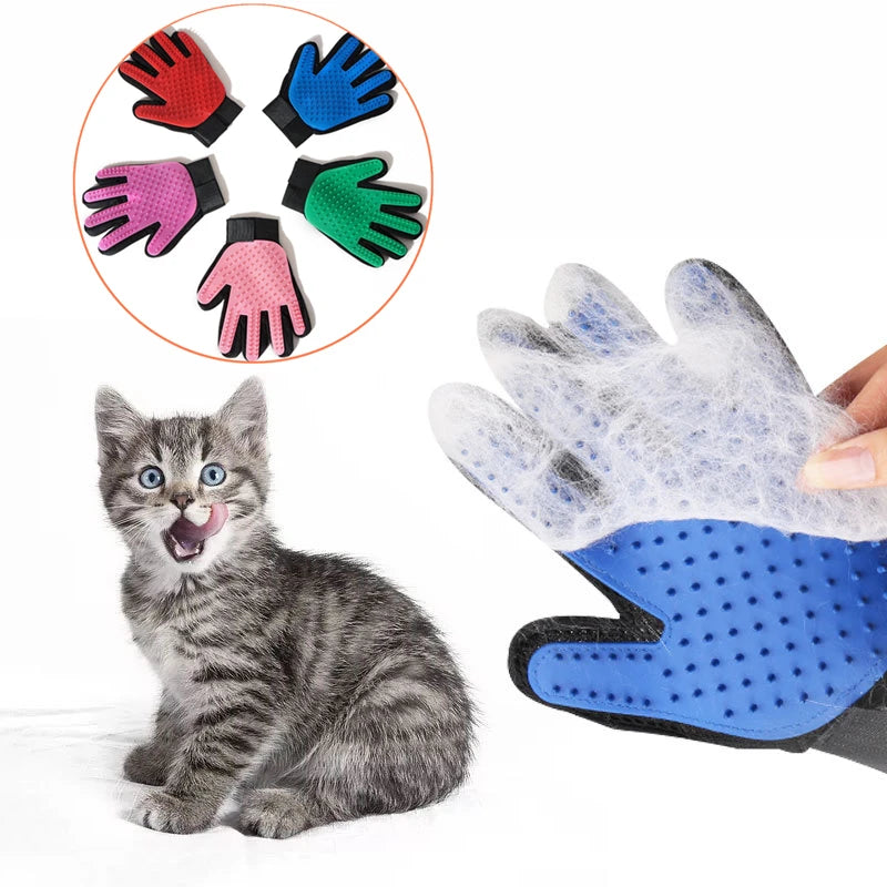 Grooming glove for cats &amp; dogs