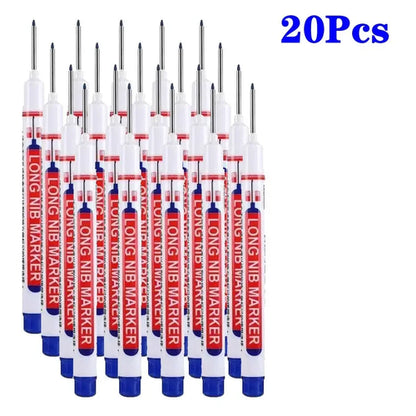 Deep Hole Marker 20mm Long Tip – For metal, wood and tight spaces 
