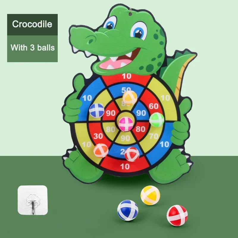 Lernspiele Dartscheibe Kinderspielzeug Stickey Ball Dart Indoor Sports Kind Montessori Spiele Für Kinder Geschenke Babyspielzeug