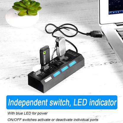 USB-2.0-Hub mit 4 oder 7 Ports
