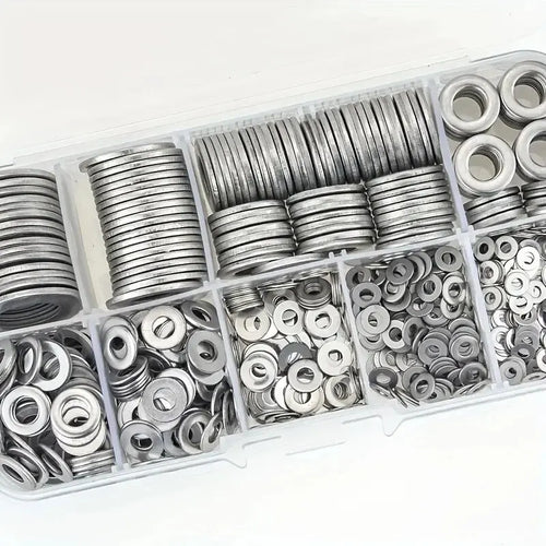 Edelstahl Unterlegscheiben Set (360–580 Stück)