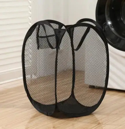 Faltbarer Wäschekorb aus Mesh – Minimalistisches Design