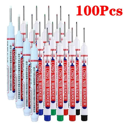 Deep Hole Marker 20mm Long Tip – For metal, wood and tight spaces 
