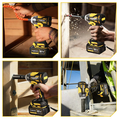 MELLWIN 520 N·m Brushless 3-in-1 Akku-Schlagschrauber