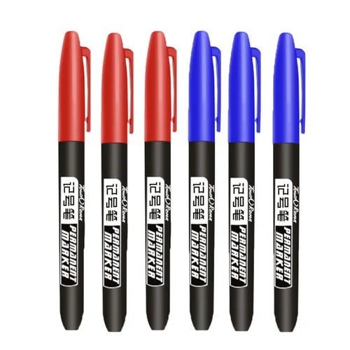 Permanent Marker Set Wasserdicht – 6 Stück