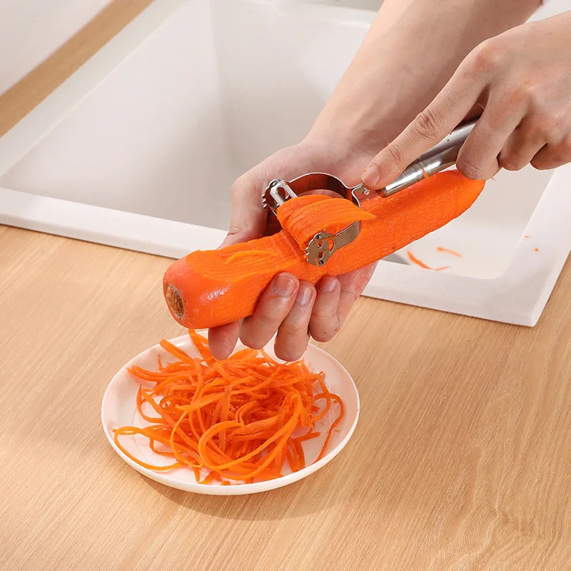 Hochwertige Edelstahl Kartoffel Gurke Karotte Reibe Julienne Schäler Gemüse Obst Schäler Gemüse Slicer