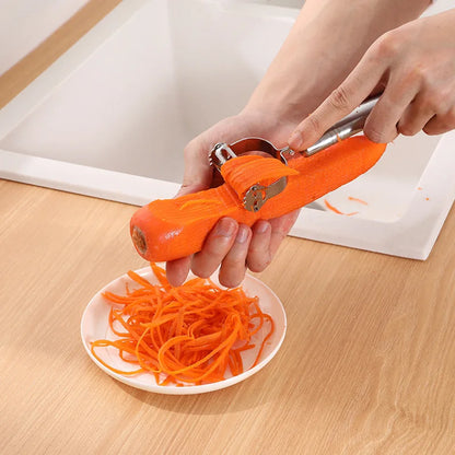 Hochwertige Edelstahl Kartoffel Gurke Karotte Reibe Julienne Schäler Gemüse Obst Schäler Gemüse Slicer