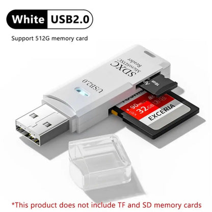 Multifunctional 2-in-1 card reader USB 3.0/2.0 