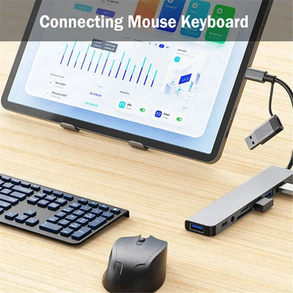 8 in 1 USB-C Hub Docking Station