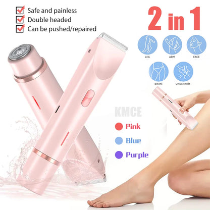 Waterproof Rechargeable Mini Women's Shaver Bikini Trimmer 