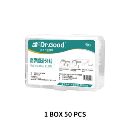 Dental floss sticks in a travel case 