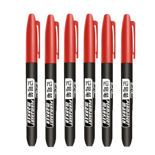 Permanent Marker Set – 6 Stück