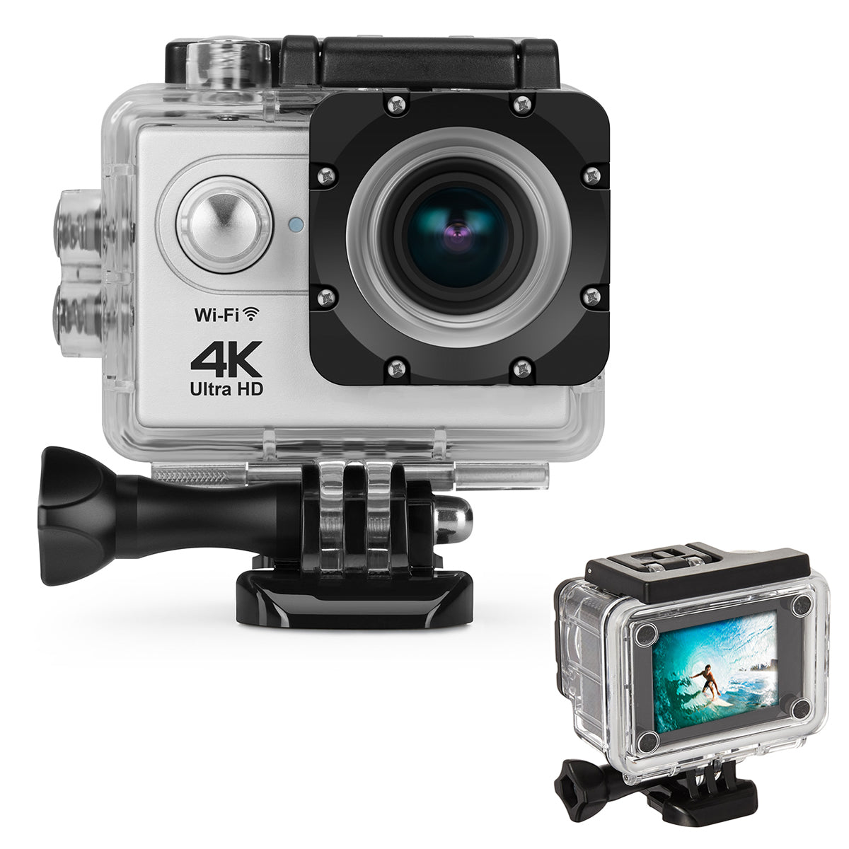 Ultra HD 4K Action Pro Camera with Wi-Fi &amp; Image Stabilization