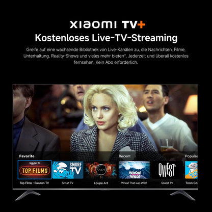 Xiaomi TV F Pro 32, 32 Zoll (81 Cm), QLED, Smart TV, Fire OS7, Triple Tuner Dvb-C/S/S2/T/T2,Dolby Audio™, DTS Virtual:X, DTS-HD, Sprachsteuerung Mit Alexa, Kompatibel Mit Apple Airplay