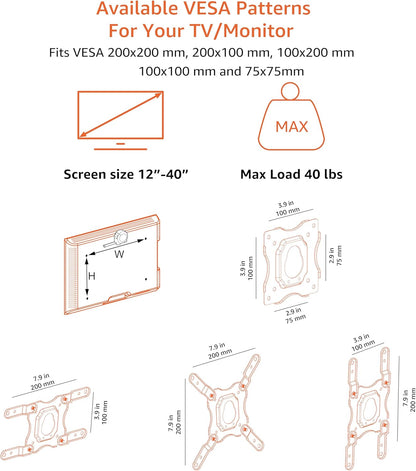Tv-Wandhalterung Mit Voller Bewegung, Für 30.5 - 101.6 Cm Fernseher