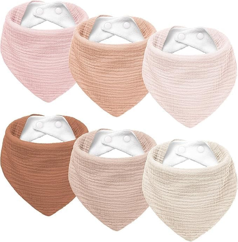 Susurration Lätzchen Baby Dreieckstuch Baby Musselin Halstuch Baby Für Junge Und Mädchen,Sabberlätzchen Baby Verstellbare