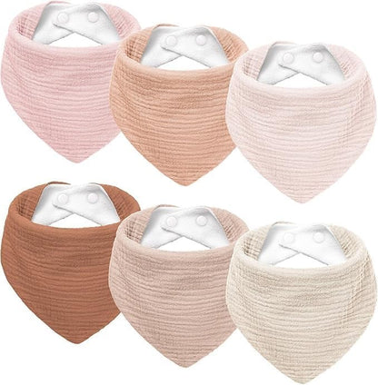 Susurration Lätzchen Baby Dreieckstuch Baby Musselin Halstuch Baby Für Junge Und Mädchen,Sabberlätzchen Baby Verstellbare