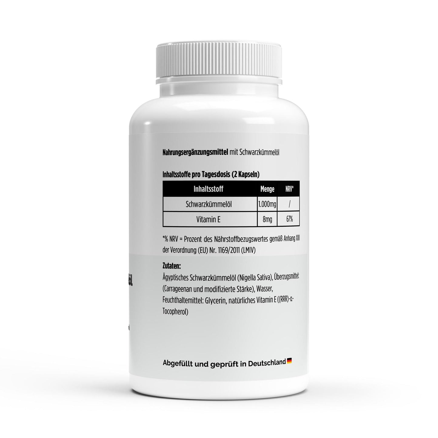 Ägyptisches Schwarzkümmelöl - 240 vegane Softgels