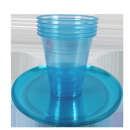 20–200 Stück, 12 Unzen, Neonfarben, Einfarbig, Einweg-Kunststoffbecher, Rosa, Orange, Blau, Grün, Eis-Kaffeetasse, Durchsichtiger Kunststoffbecher, Leuchtet Im UV