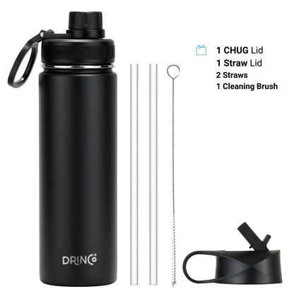 DRINCO Edelstahl Trinkflasche