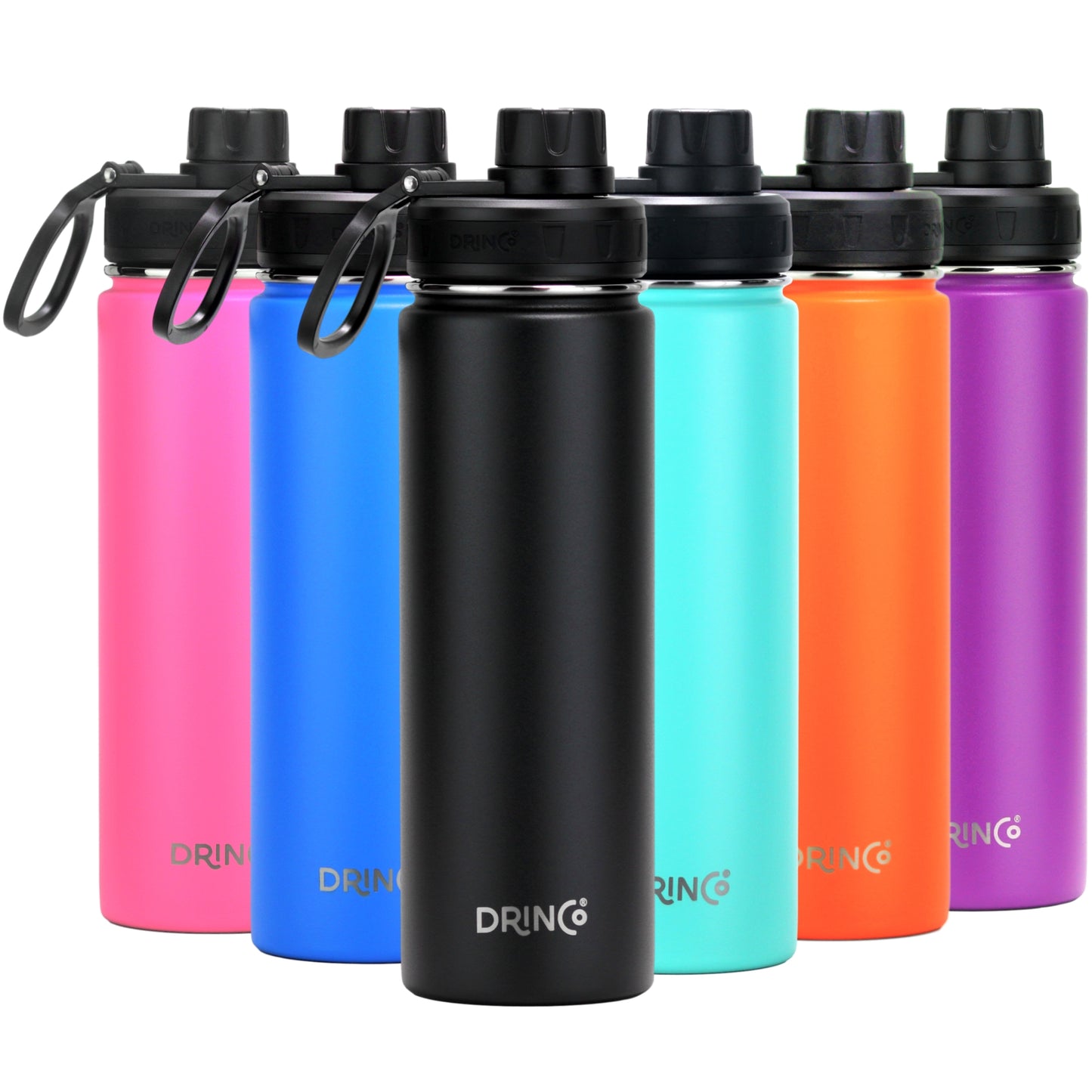 DRINCO Edelstahl Trinkflasche
