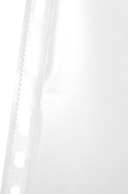 Idena 376002 - 100 Stück Klarsichthüllen A4 Genarbt
