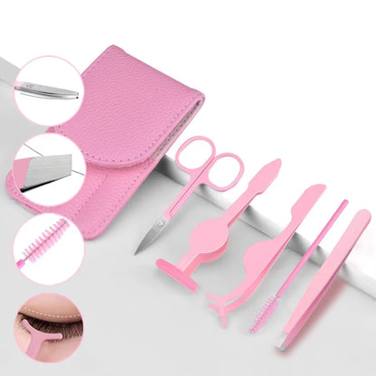 Pinzetten Set 3–4 teilig – Premium Edelstahl Augenbrauen-Pinzetten mit Präzisions-Spitze für Gesichts- und Körperhaarentfernung
