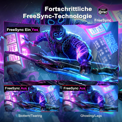 Minifire 24 Zoll Curved Gaming Monitor 180Hz, 1Ms, FHD PC Bildschirm 1500R, Mit Lautsprechern, Freesync, HDR, 130% Srgb, Rahmenlos, HDMI1.4/DP1.2 Ports -Schwarz (MFG24C1 Mit Hdmi-Kabel)