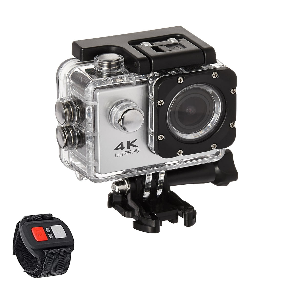 Ultra HD 4K Action Pro Camera with Wi-Fi &amp; Image Stabilization